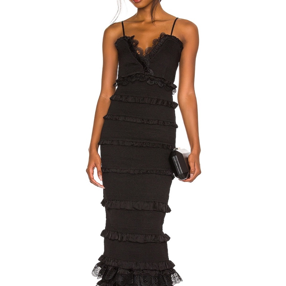V Chapman Black Narcisse Dress